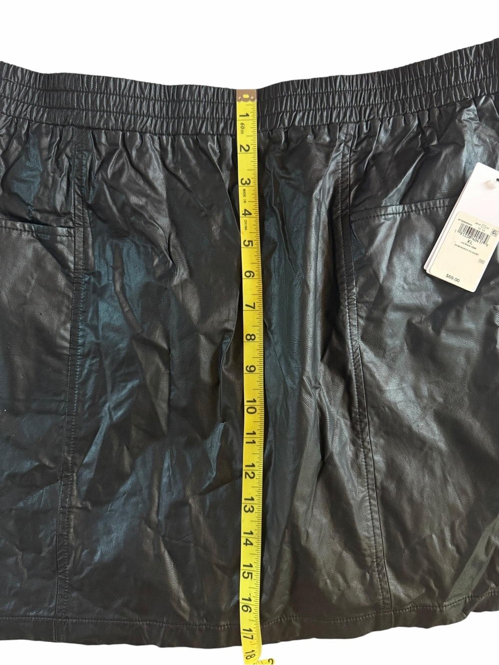GUESS Black Faux Leather Skirt - Picture 6 of 6
